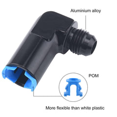 EVIL ENERGY spring-lock sleeve detail on female side, enables fast push-on engagement