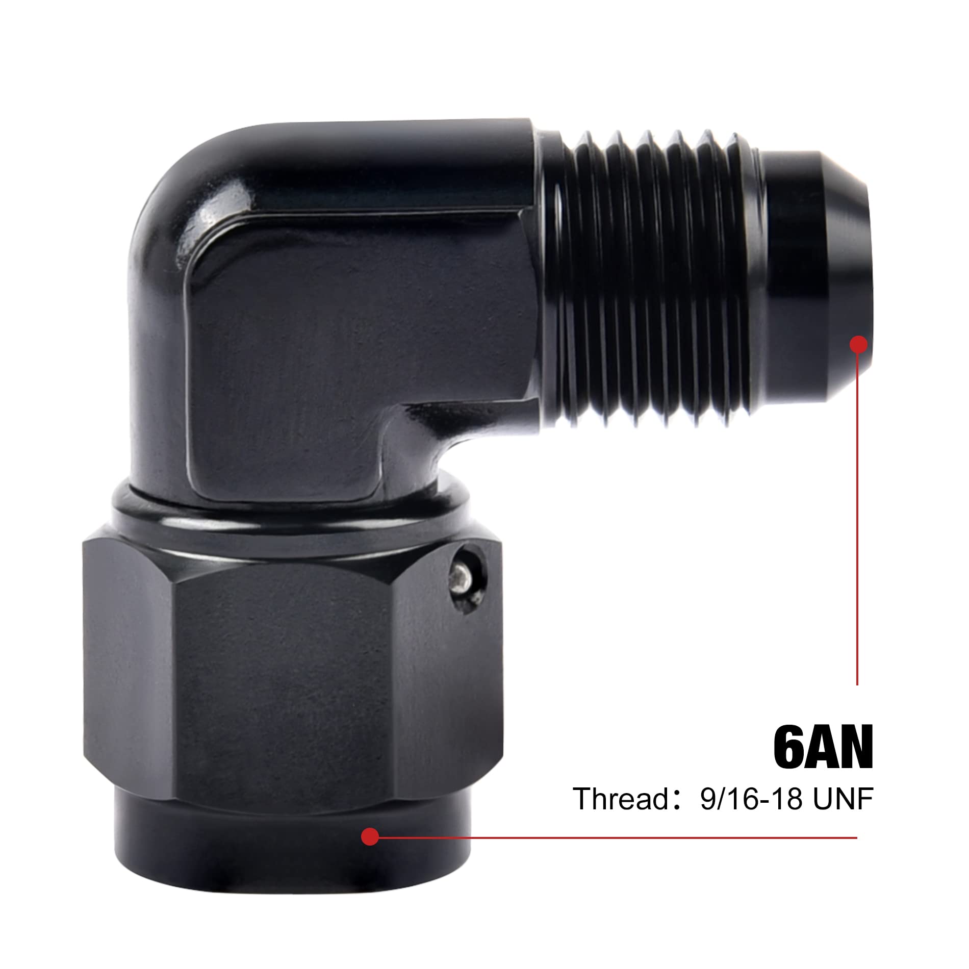 EVIL ENERGY adapter installed in an engine bay routing hose neatly, easier installation benefit