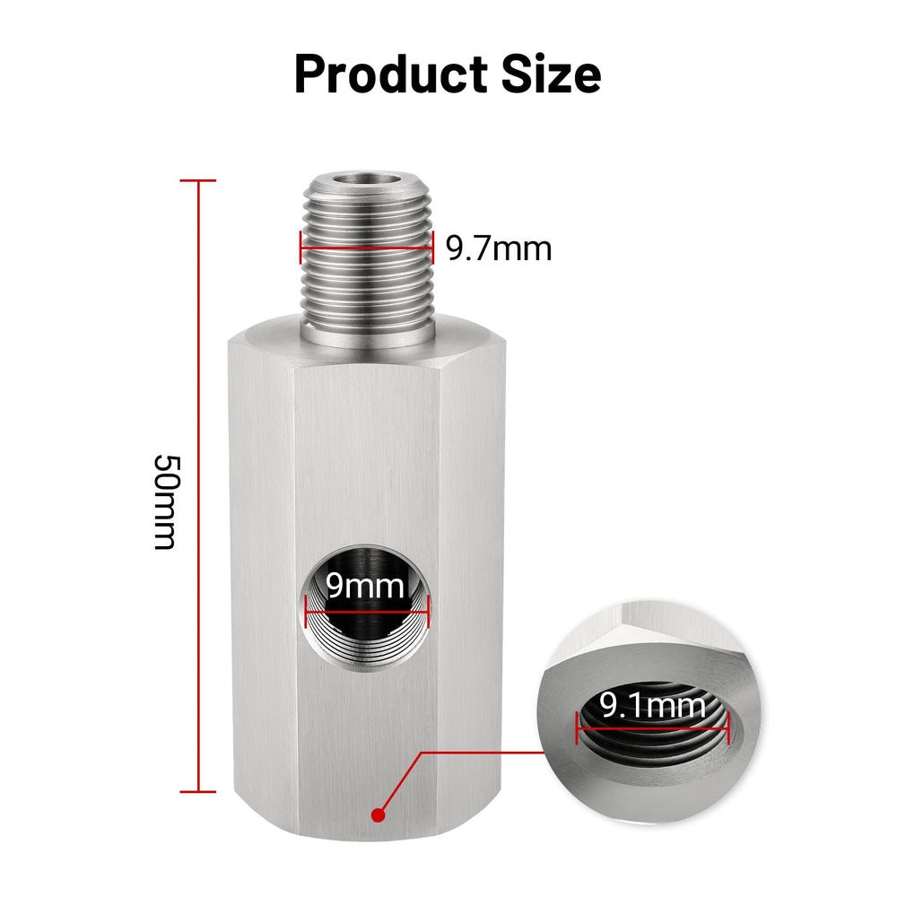 EVIL ENERGY center tap detail with female port visible for easy sensor attachment and secure fit