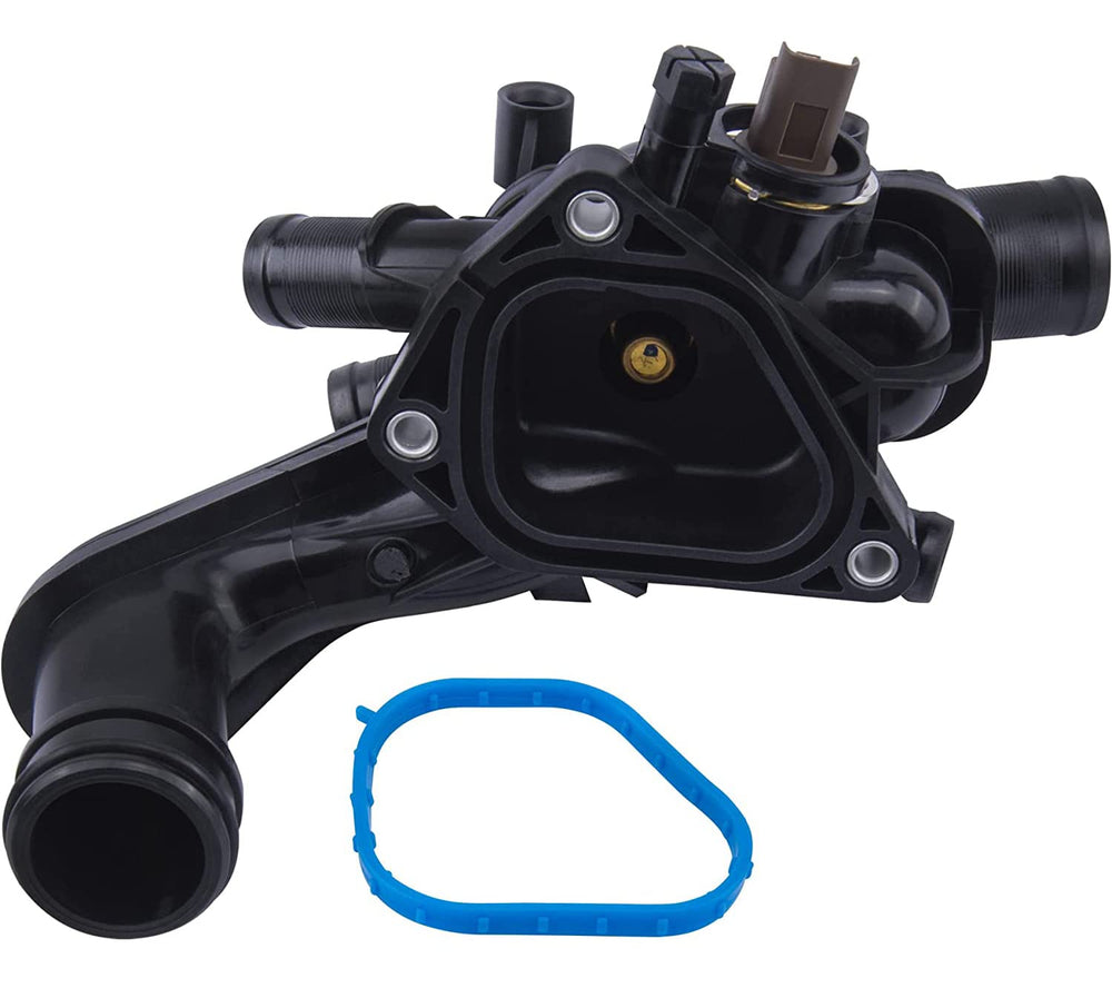 EVIL ENERGY front view of thermostat housing showing fitment details and improved seal