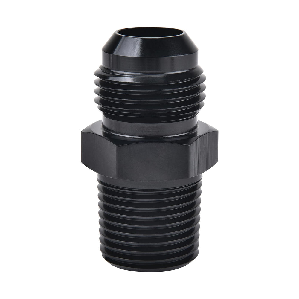 EVIL ENERGY close-up of 3/8" NPT threads highlighting precise machining for better seal