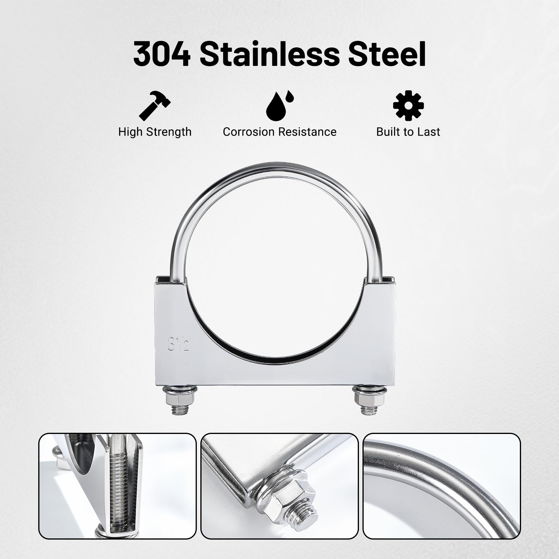EVIL ENERGY threaded rod and anti-slip nut close-up showing secure vibration-resistant hold