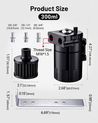EVIL ENERGY top view with breather filter fitted highlighting venting option and protection