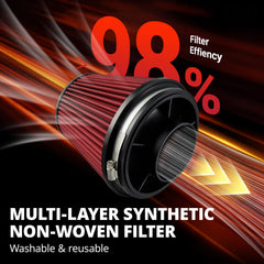 EVIL ENERGY smooth aluminum intake tube finish improving airflow efficiency