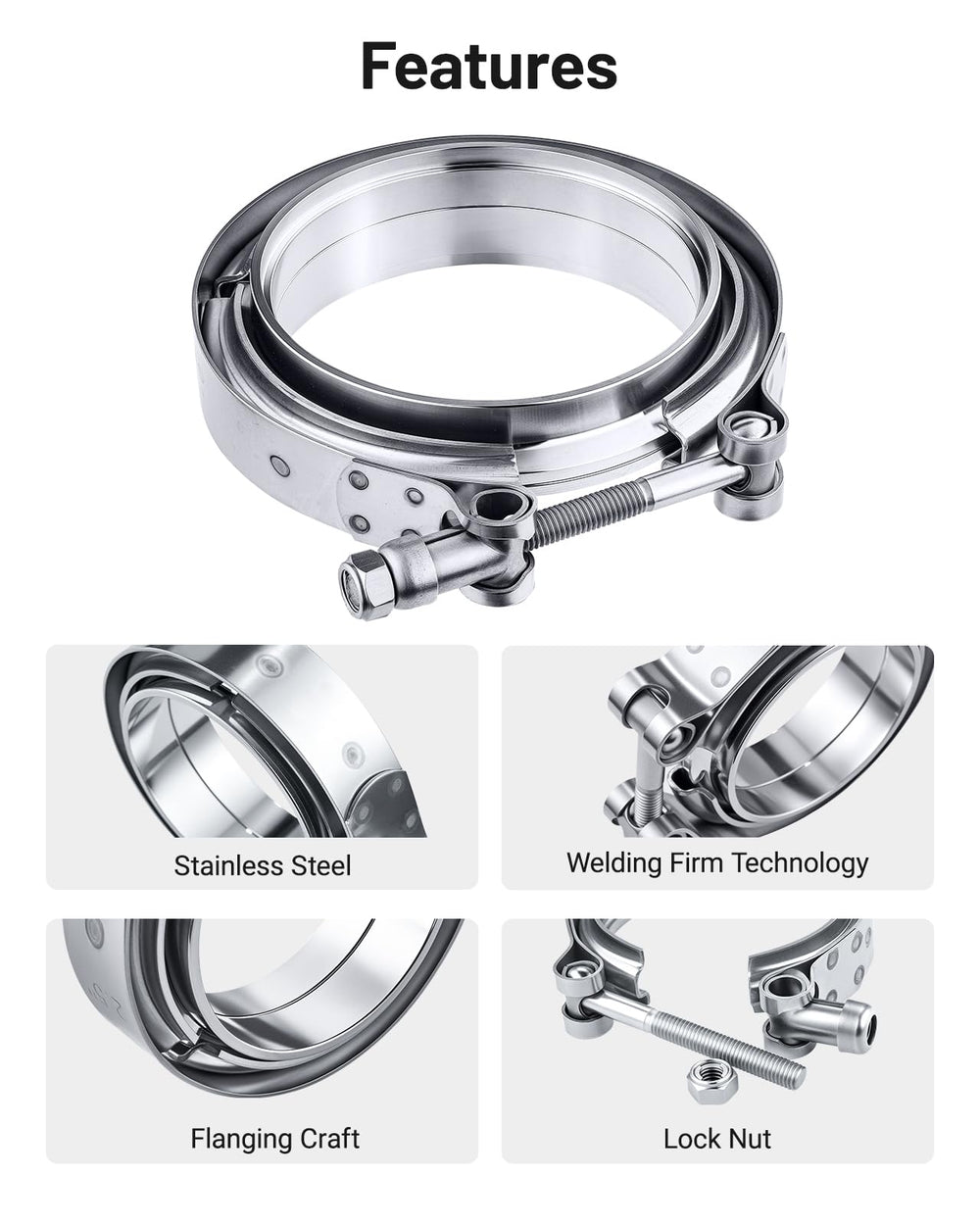 EVIL ENERGY T-bolt thread and nut detail showing robust fastening for secure clamping