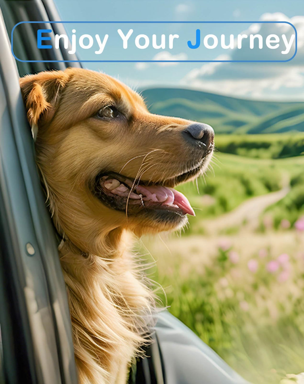 EVMODS cover beside dog to show scale and generous coverage