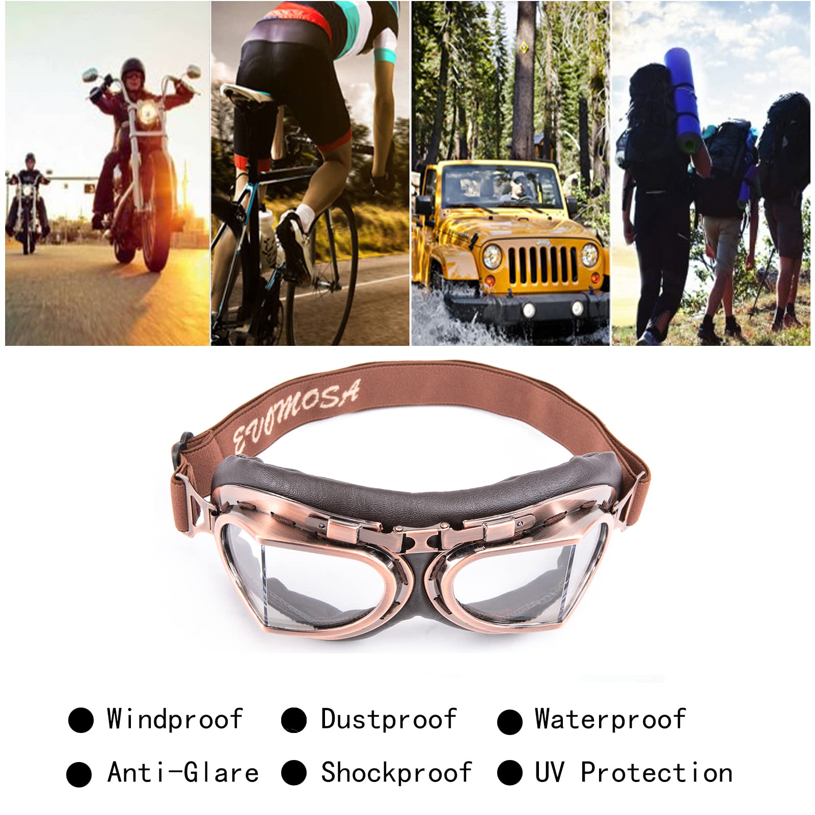 evomosa folded flat for compact storage and easy transport
