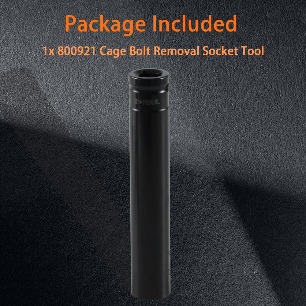EVRBUL socket in workshop on ratchet during repair, speeds brake maintenance