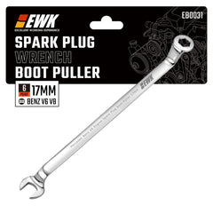 EWK 17mm front view showing tool shape and clear fitment benefit