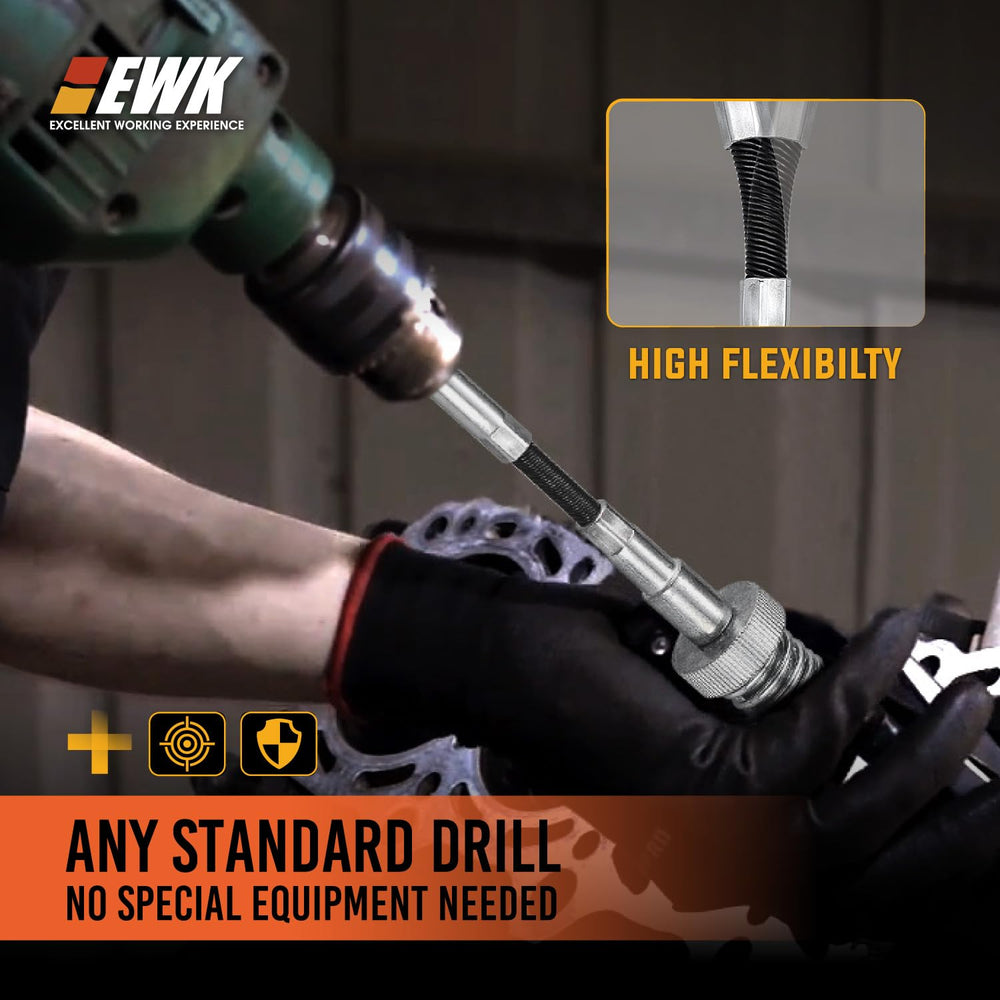 EWK tool beside ruler showing 2-to-7 inch range for correct sizing