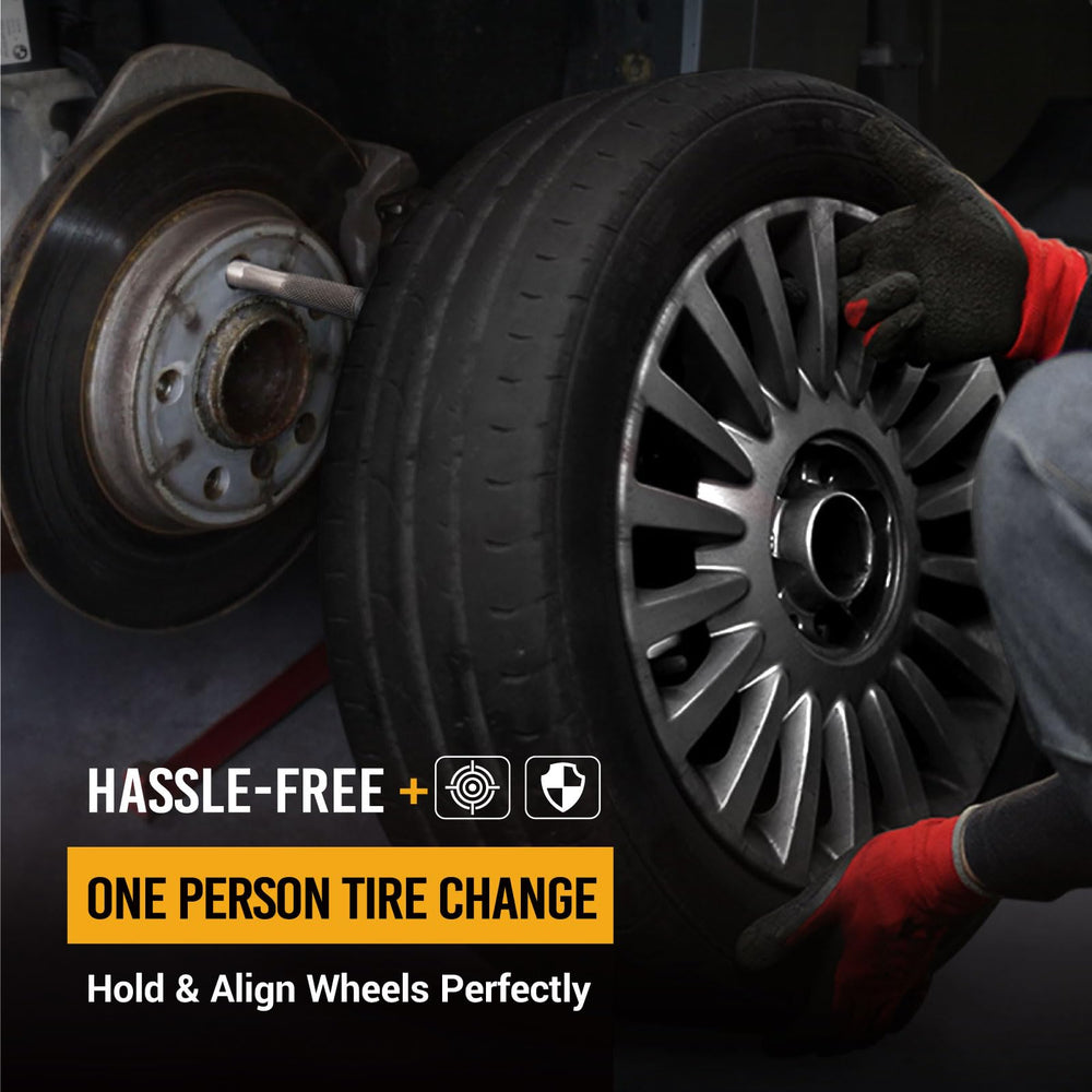 EWK wave-profile shaft detail for non-slip handling and accurate wheel alignment