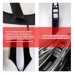 EXcarlive installed on BMW front door demonstrating seamless OEM-like integration and cleaner look