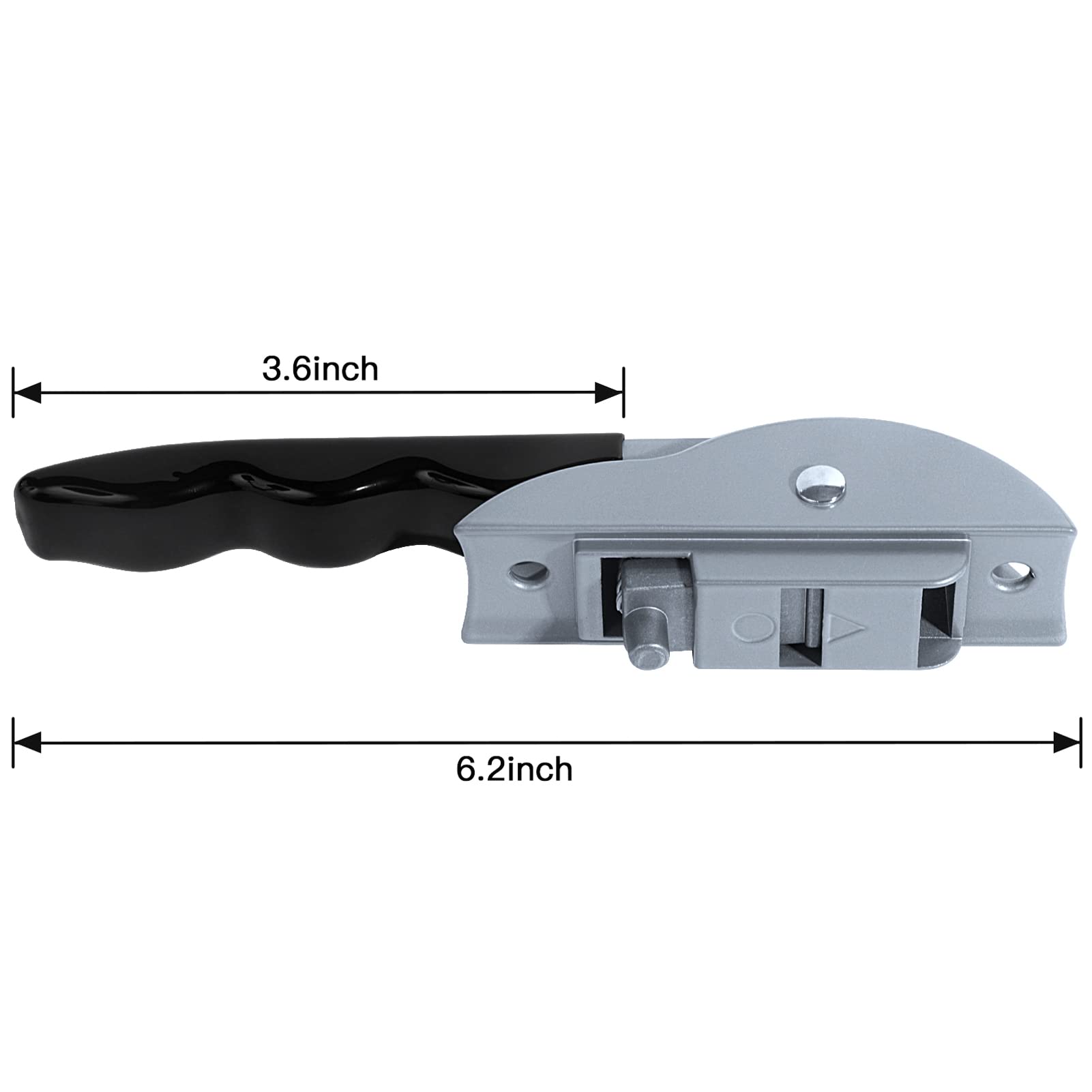 EXCELFU handle installed on awning arm showing stable operation benefit