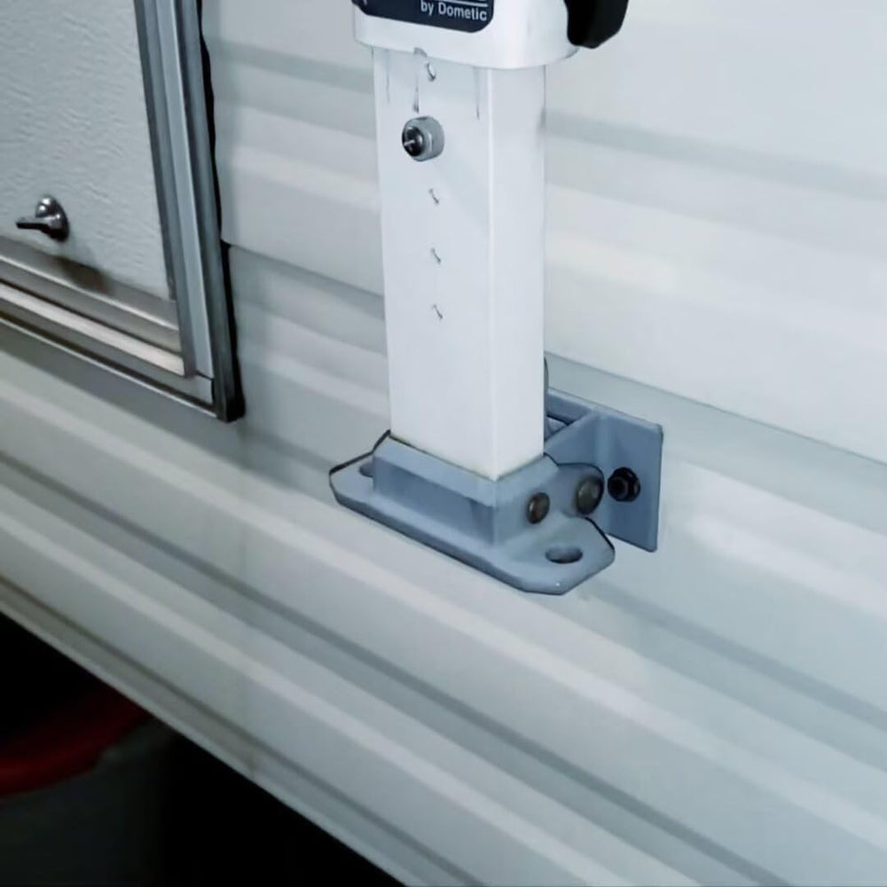 EXCELFU bracket beside ruler showing 3-1-2 x 2 inch base for quick size verification