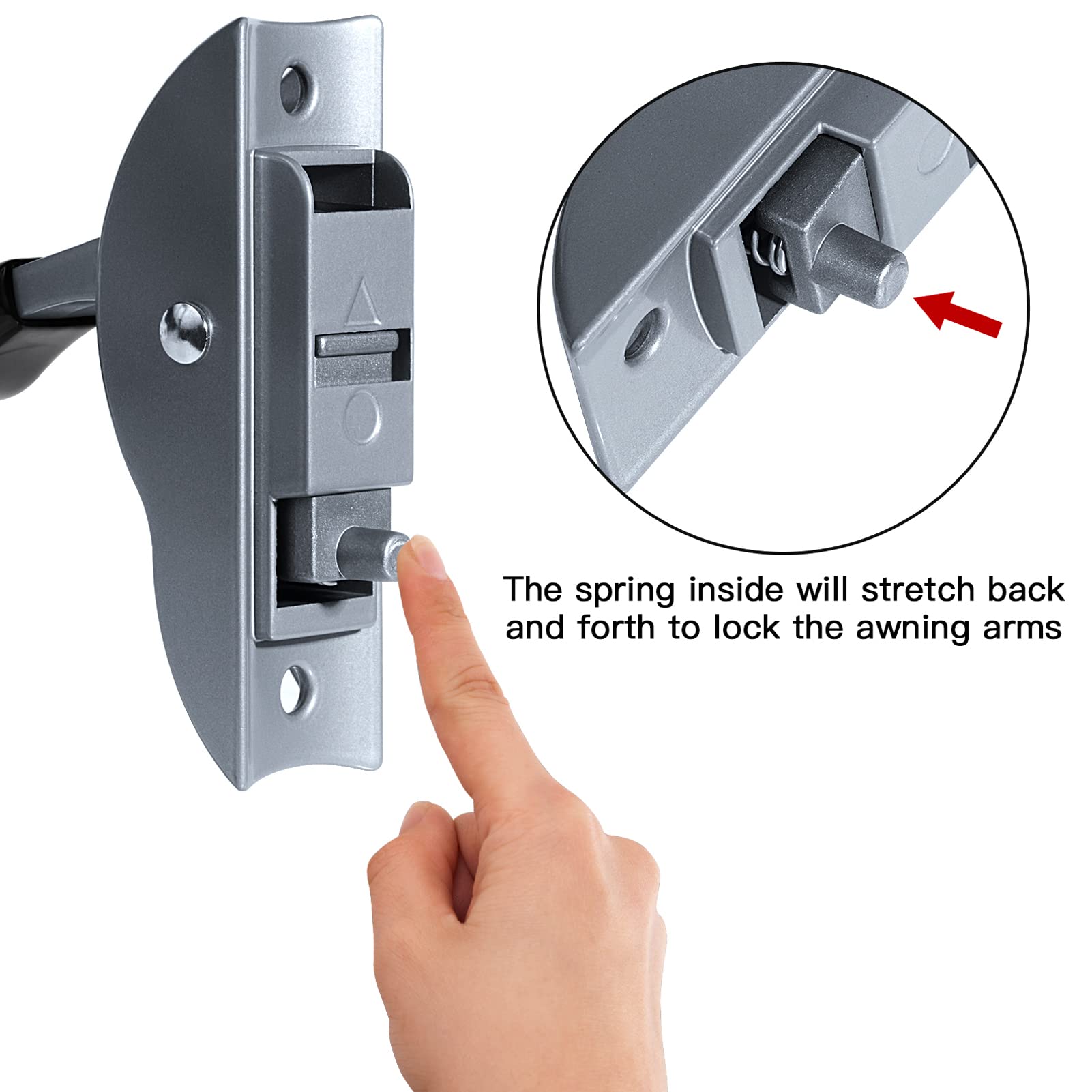 EXCELFU close-up of ergonomic grip providing secure, non-slip control