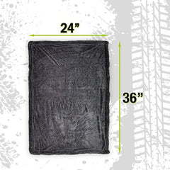 ExoForma close-up of 1200 GSM double-twist microfiber showing superior absorbency