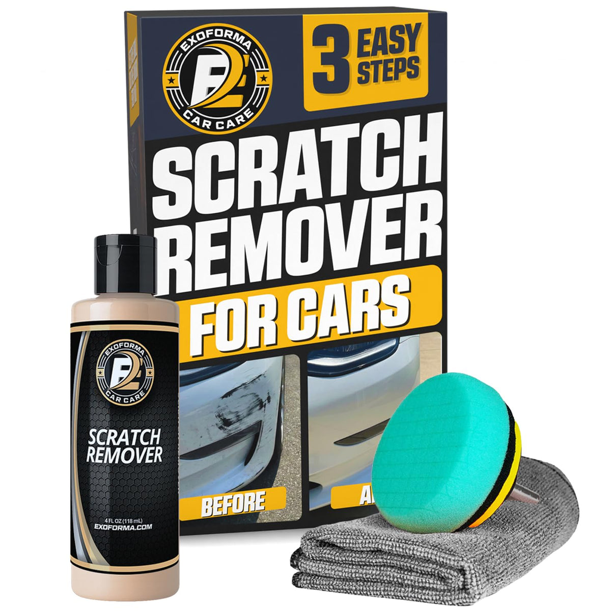 ExoForma front packaging showing kit components and benefits