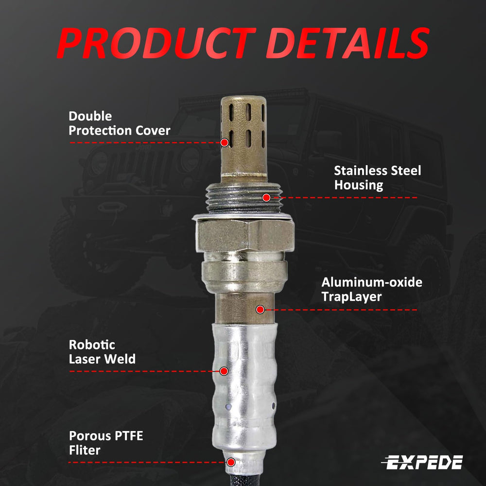 EXPEDE downstream sensor close-up of electrical connector for reliable fit benefit