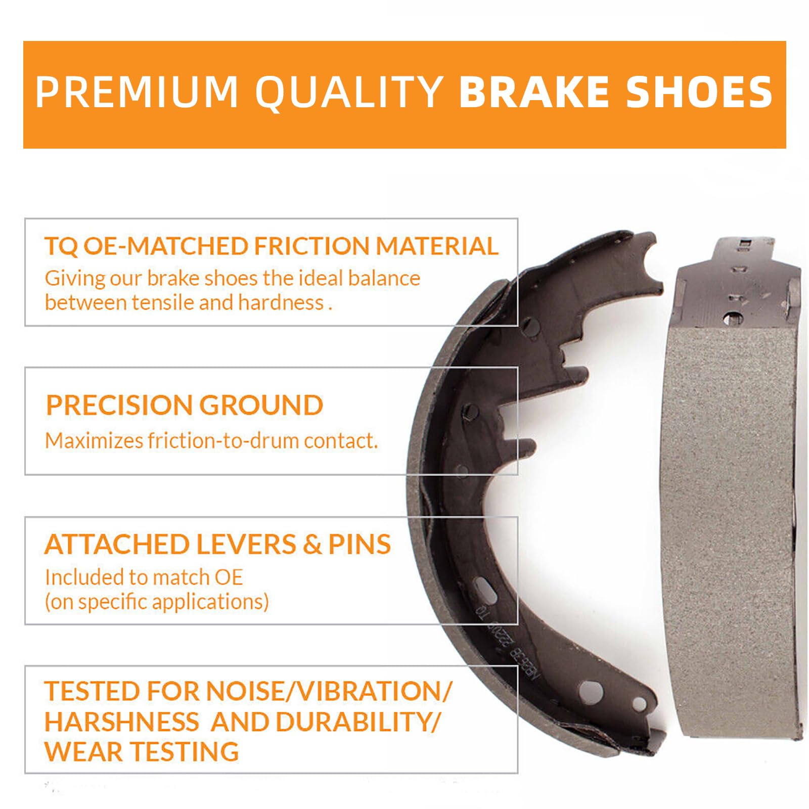 EXPPOWER ceramic-blend lining close-up highlighting low-dust and heat resistance