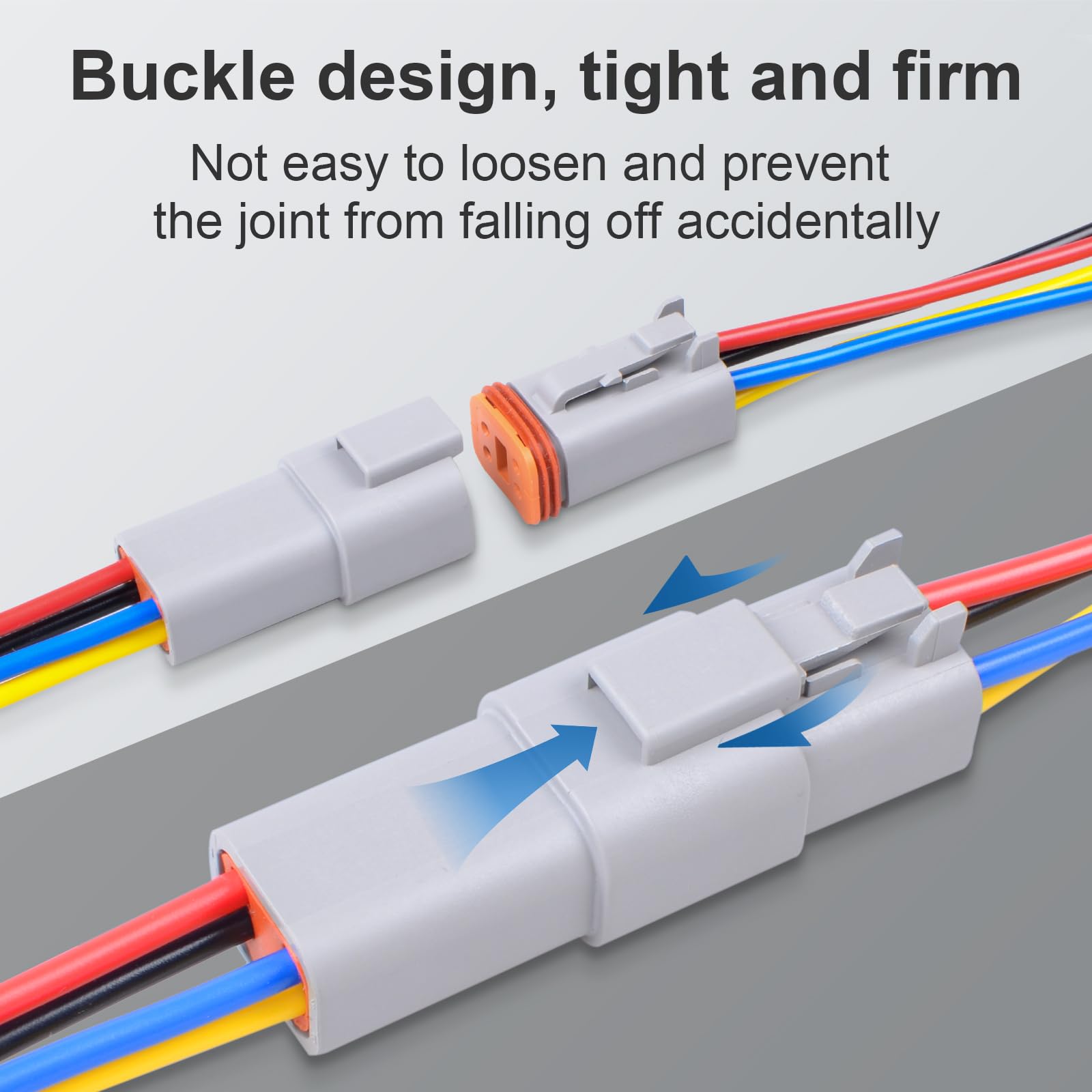 Exqutoo heat-shrink tubes included for insulated, tidy joints