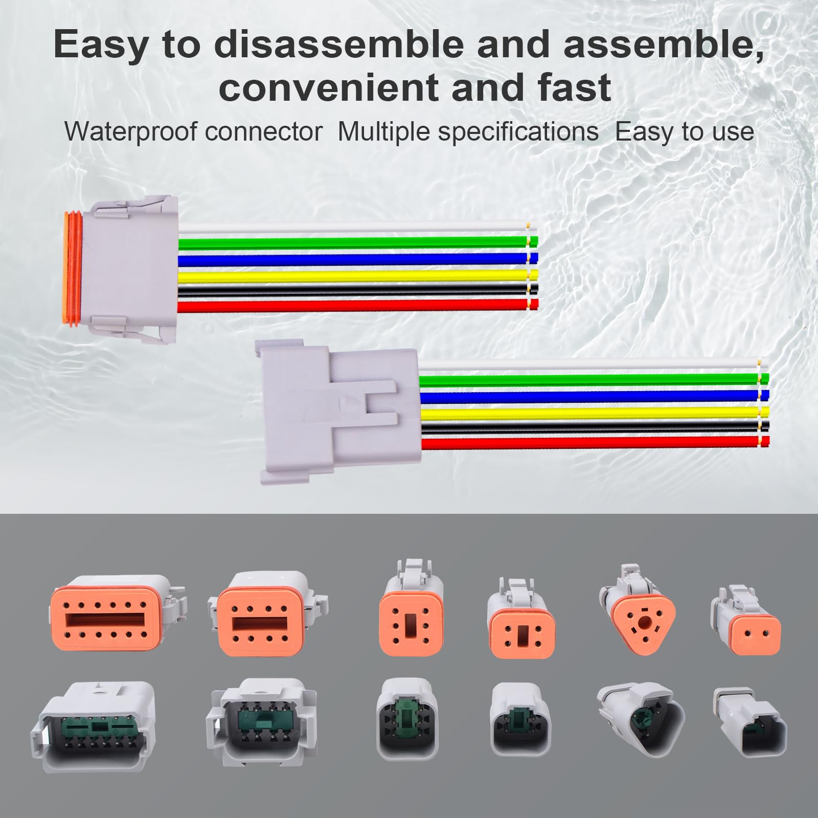 Exqutoo connector next to ruler showing compact size and fit