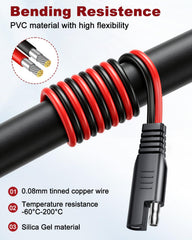 EXTRACTME cable holder detail showing organized cable storage and cleaner bike lines