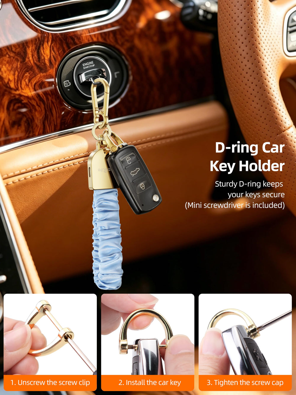 ExtreLife wristlet USB-C charging port with cable showing easy recharge
