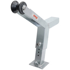Extreme Max winch stand mounted on trailer tongue demonstrating fit and stability