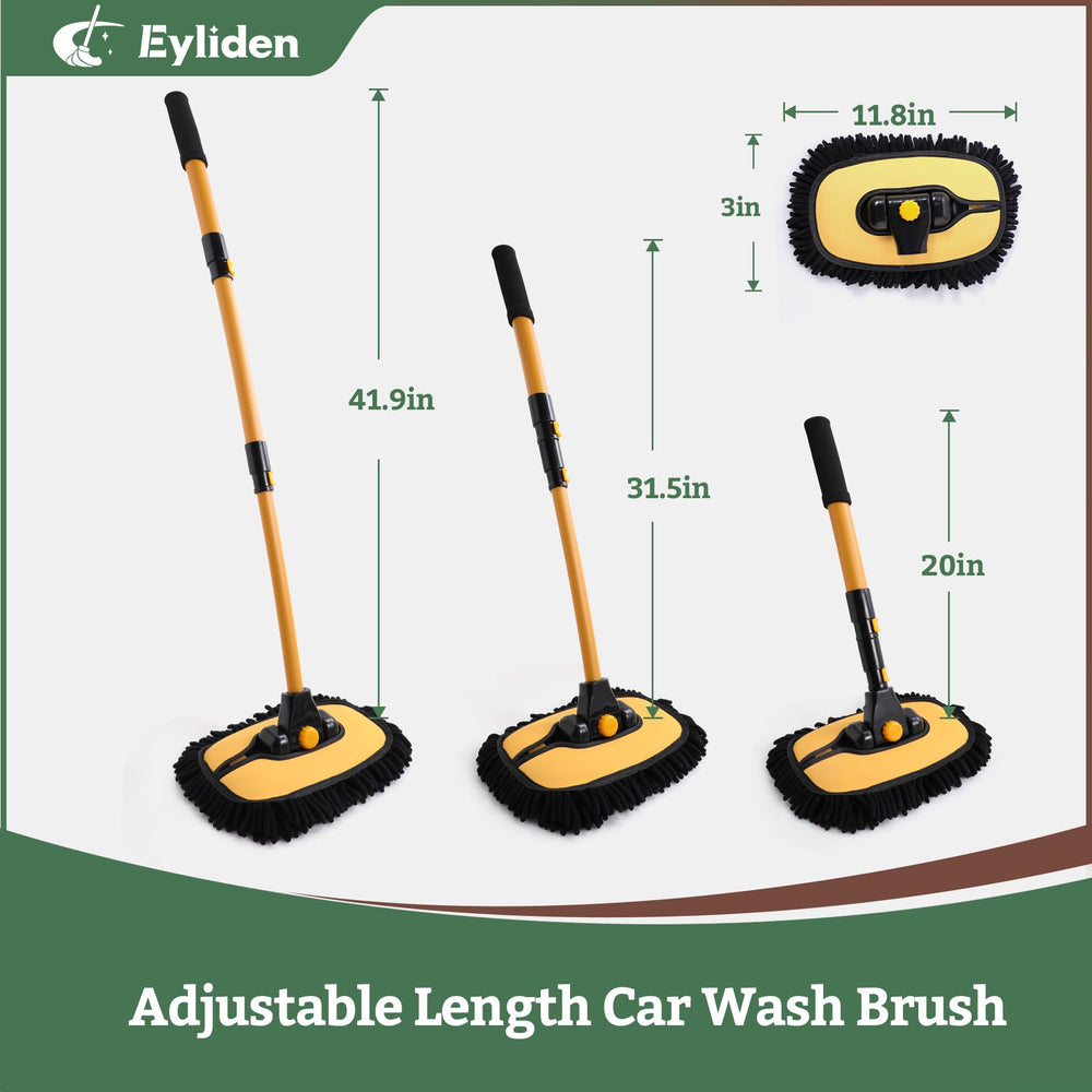 Eyliden close-up of microfiber chenille head showing gentle dirt lifting
