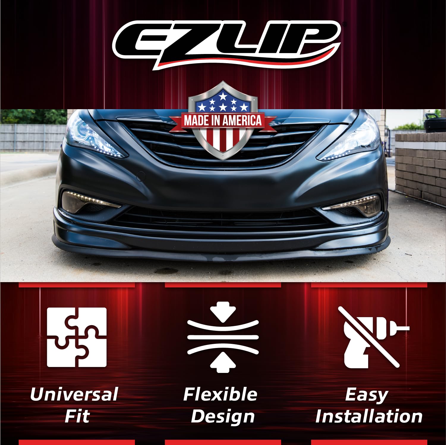 EZ Lip profile close-up showing smooth edge and improved sporty appearance