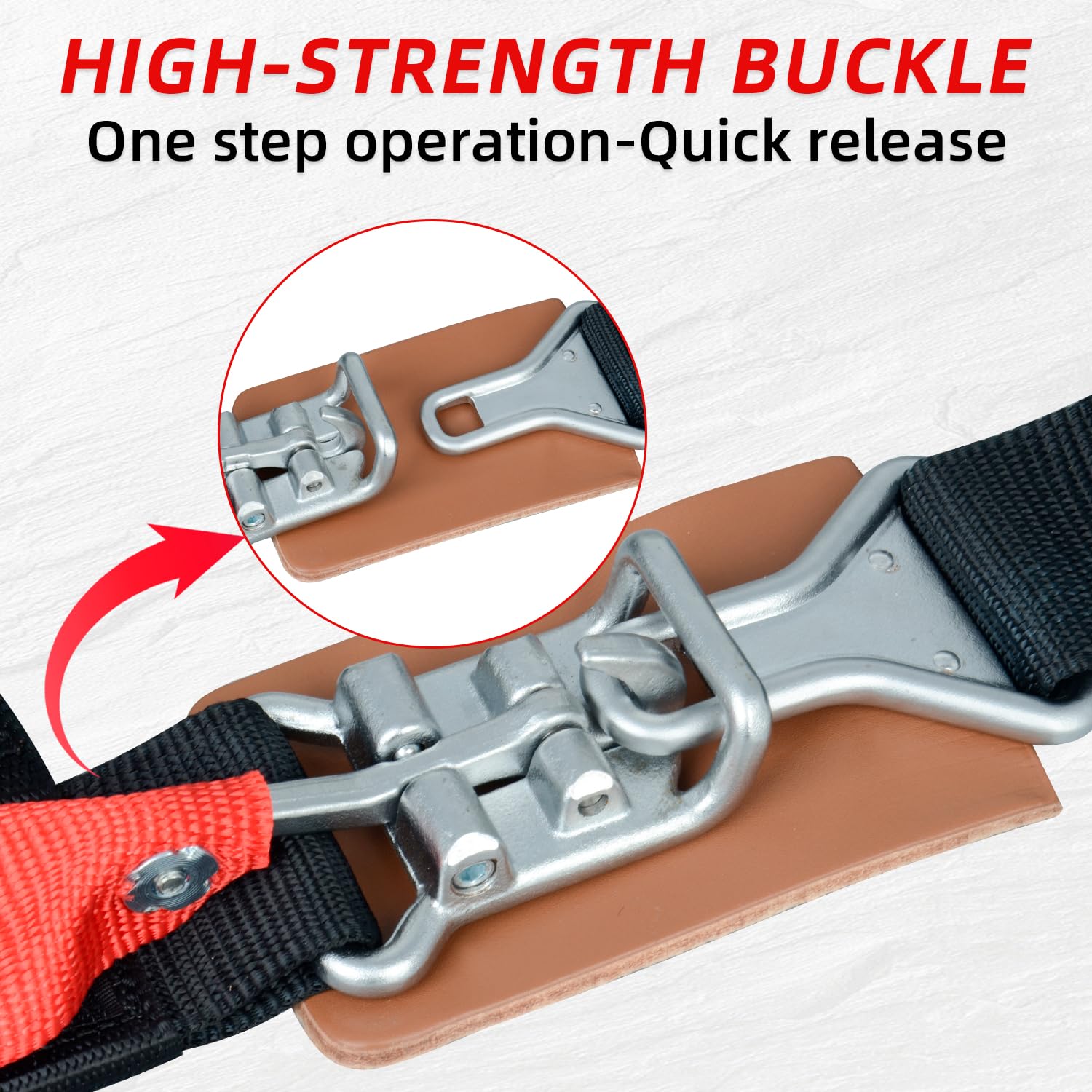 EZAPEX ventilated memory foam shoulder pad close-up for long-ride comfort