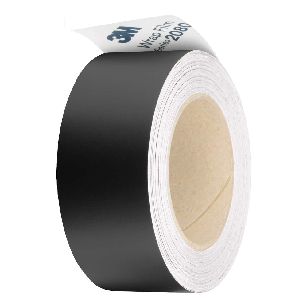 EZAUTO WRAP front roll matte black showing neat roll and finish benefit protection