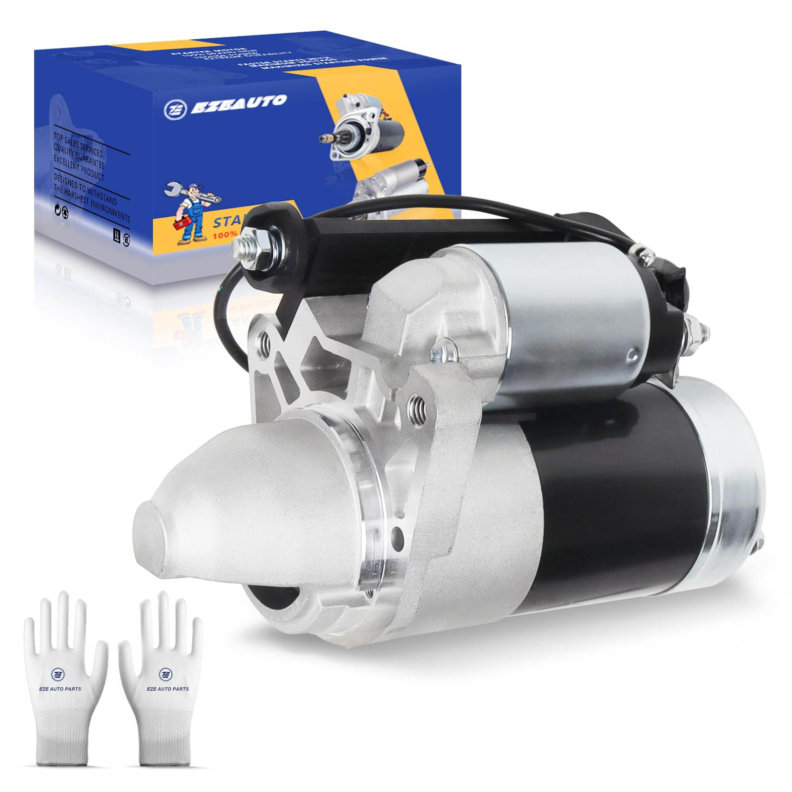 E EZEXPREZE starter front view showing robust housing and reliable fitment