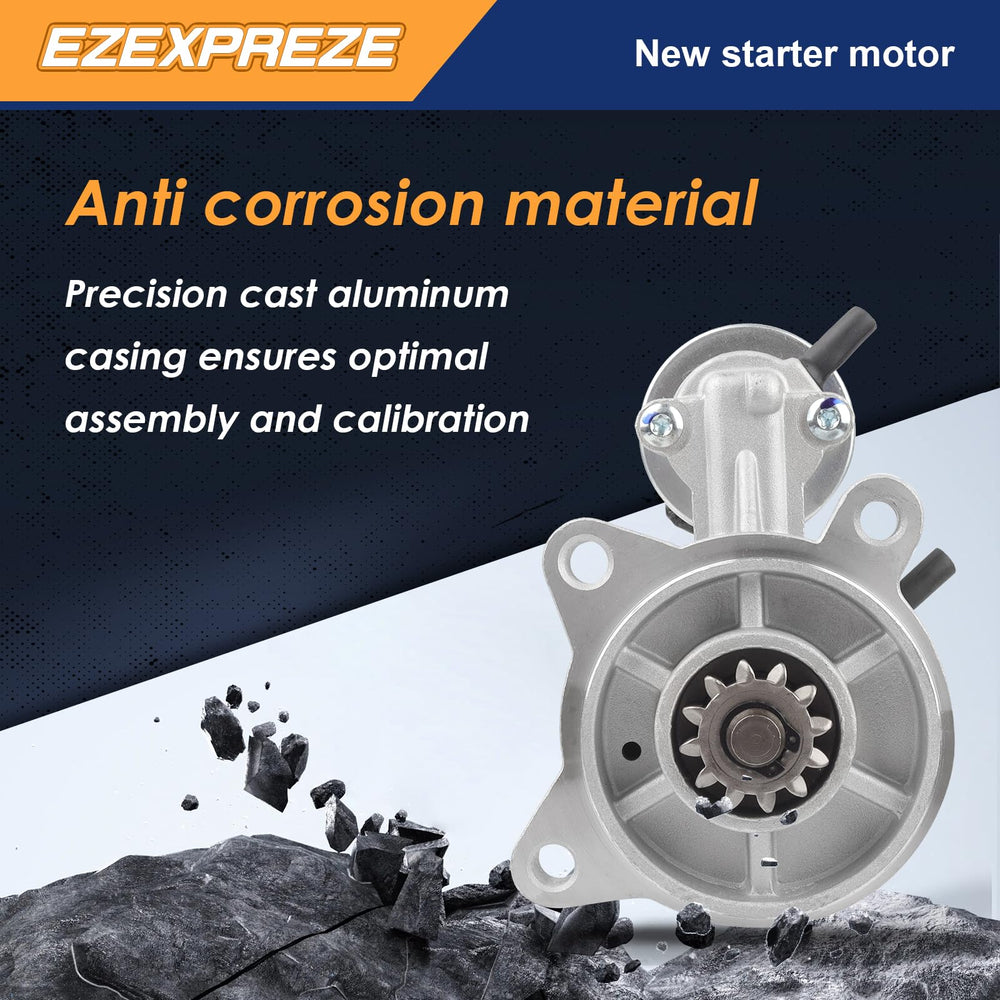 EZEXPREZE starter mounting flange detail showing bolt pattern benefit for install