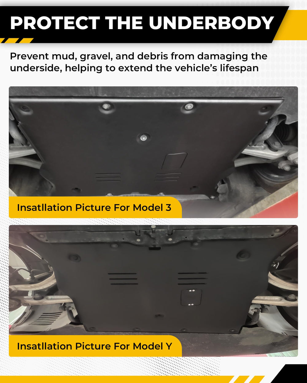 EZREXPM boxed package with skid plate and included screws ready to install
