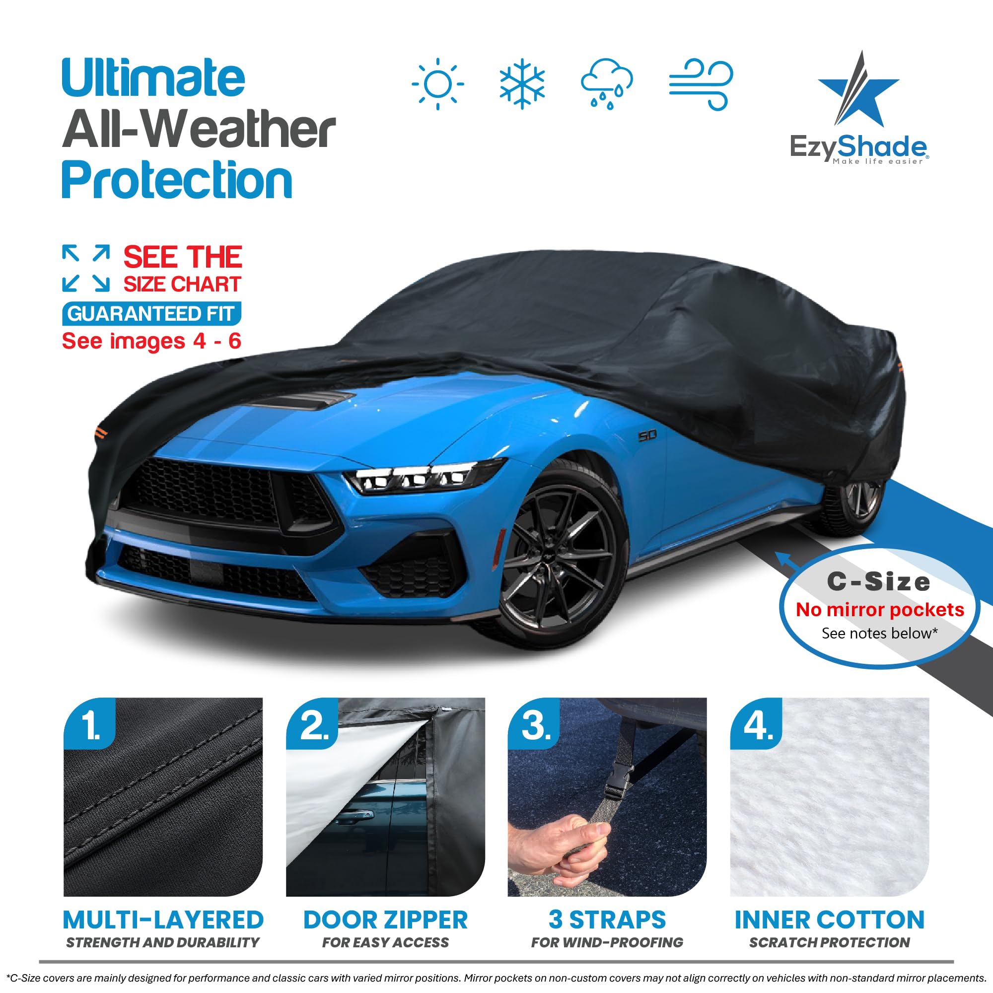 EzyShade fabric close-up displaying multi-layer texture and durable protection