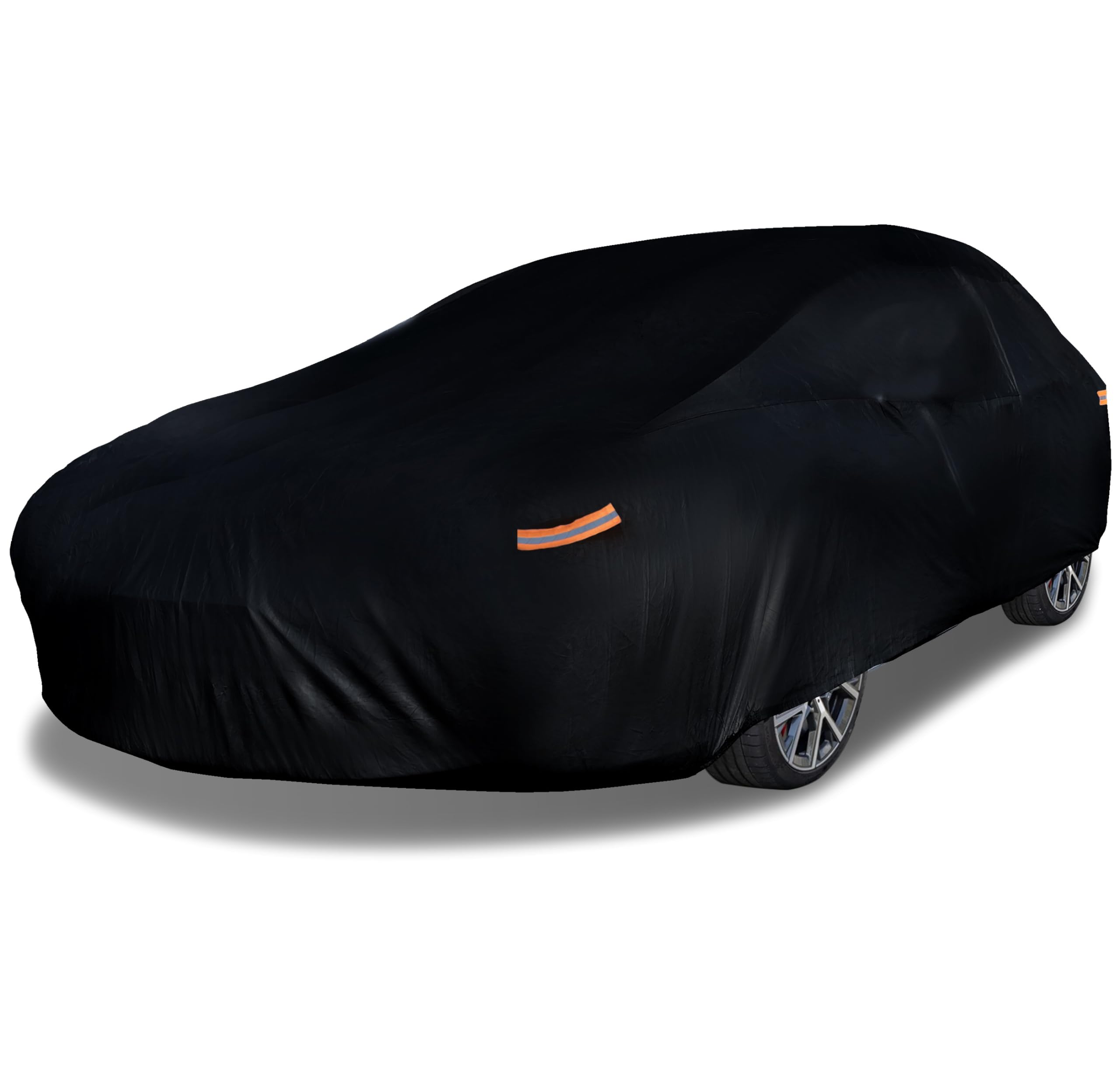 EzyShade front view on sports car showing snug profile and protection