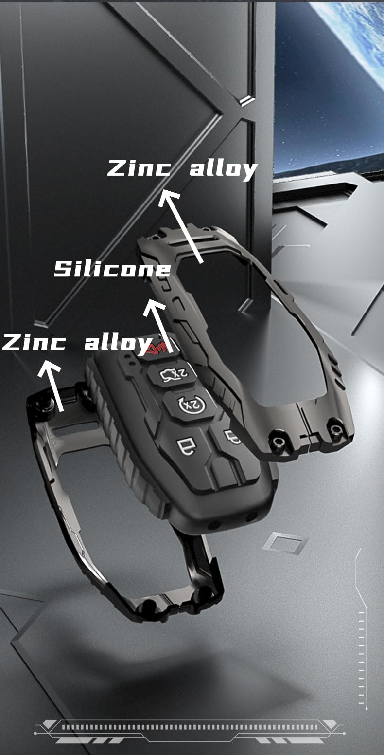 facaizhu size comparison beside standard car key demonstrating compact scale