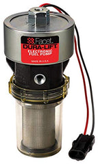 Facet Dura-Lift 40285 front view showing pump body and ports, durable design and easy mounting