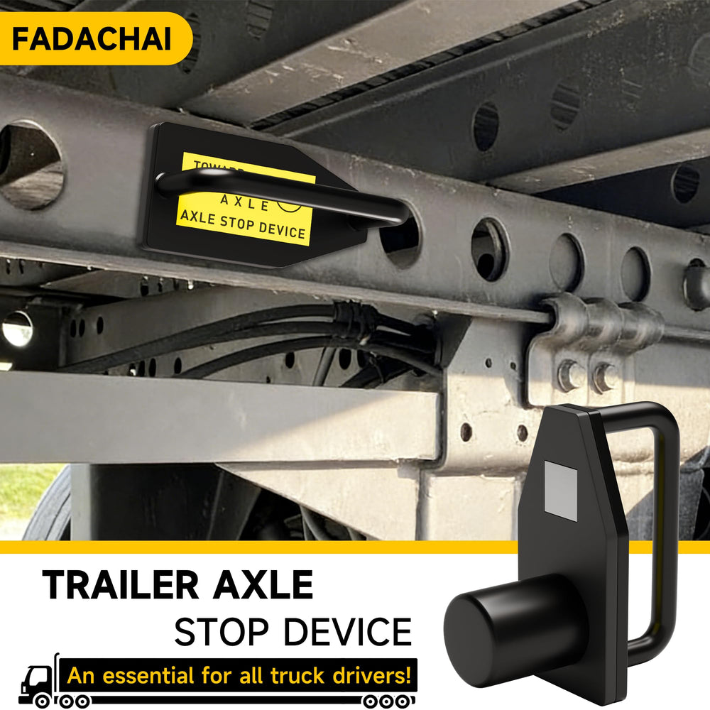 Fadachai mounted on semi truck tandem showing faster axle adjustments on the road