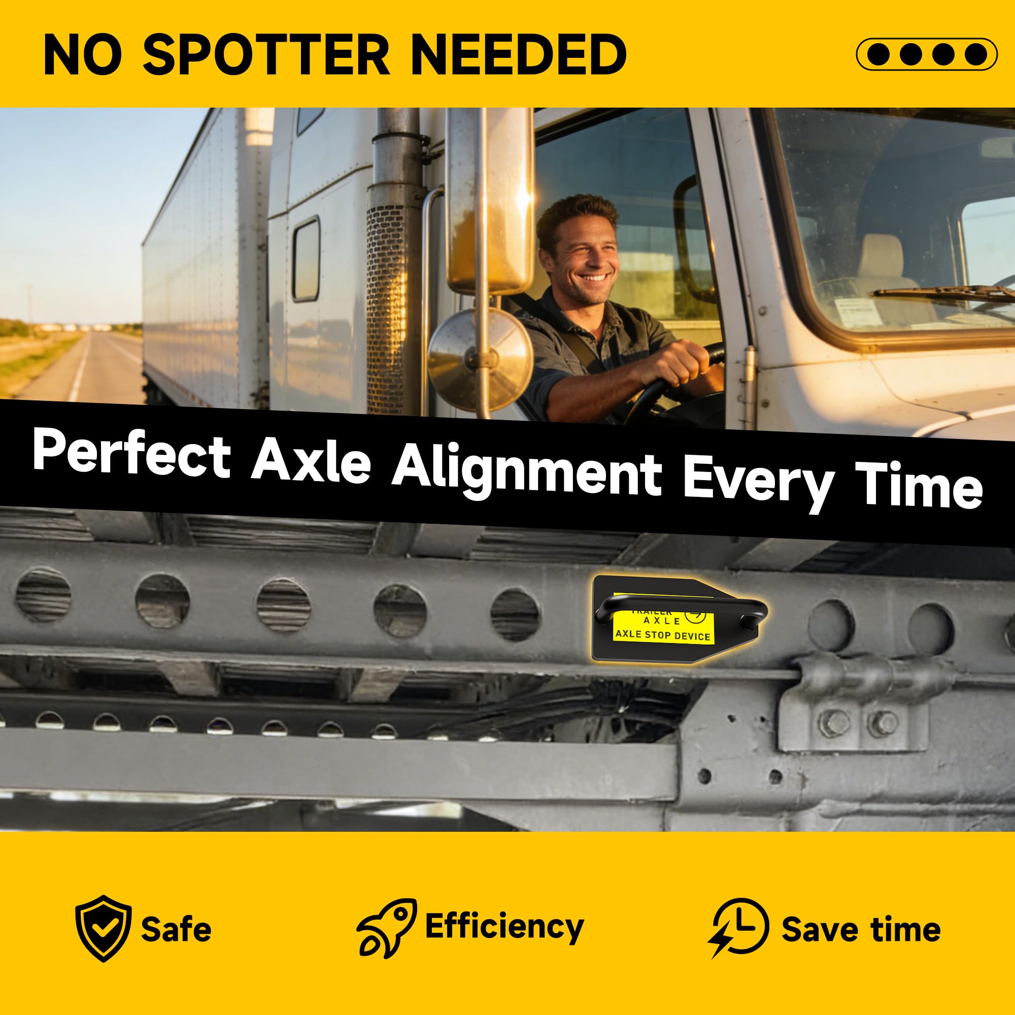 Fadachai pin inserted in axle hole illustrating easy installation and accurate positioning