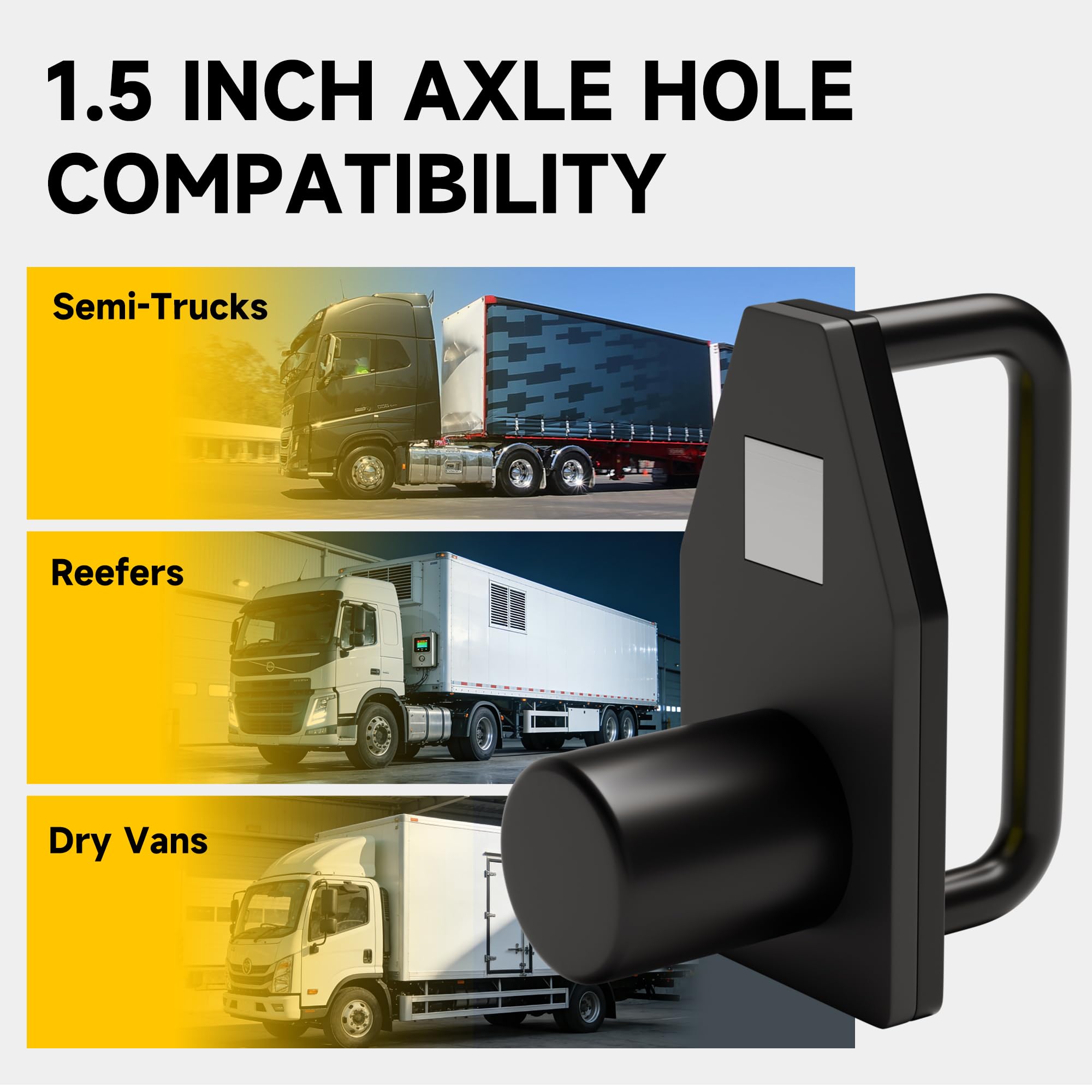Fadachai beside ruler for scale comparison showing durable size for heavy trucks