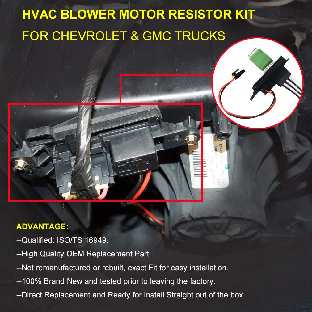 FAERSI resistor in vehicle interior scene highlighting restored HVAC comfort benefit