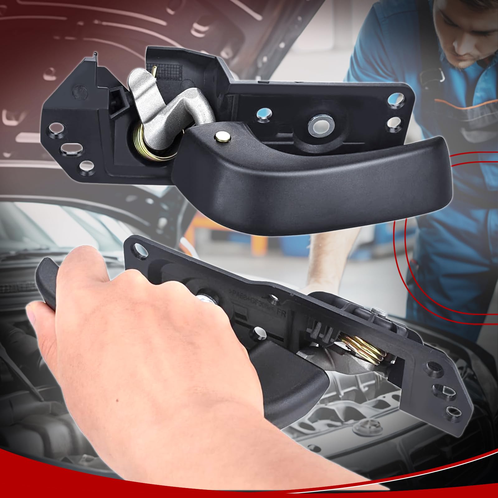 FAERSI handle being used to open door showing reliable operation benefit