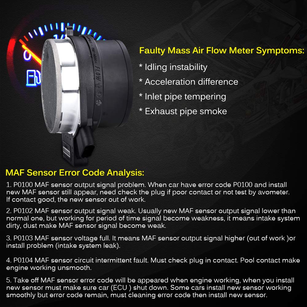 FAERSI MAF airflow path view demonstrating precise air measurement