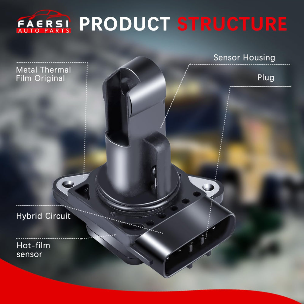 FAERSI MAF installed in engine bay demonstrating correct positioning and compatibility