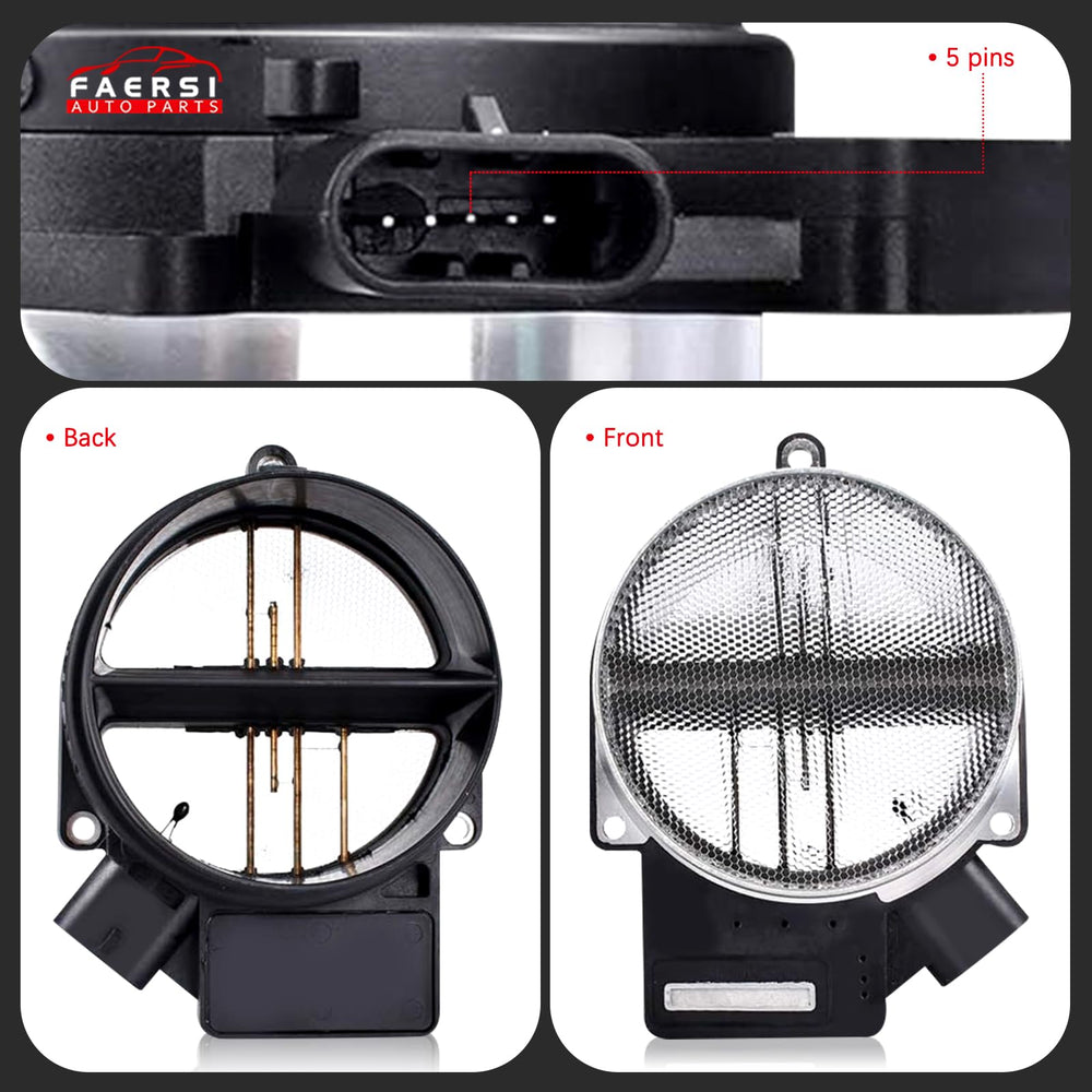 FAERSI MAF size and scale comparison showing compact fit for tight spaces