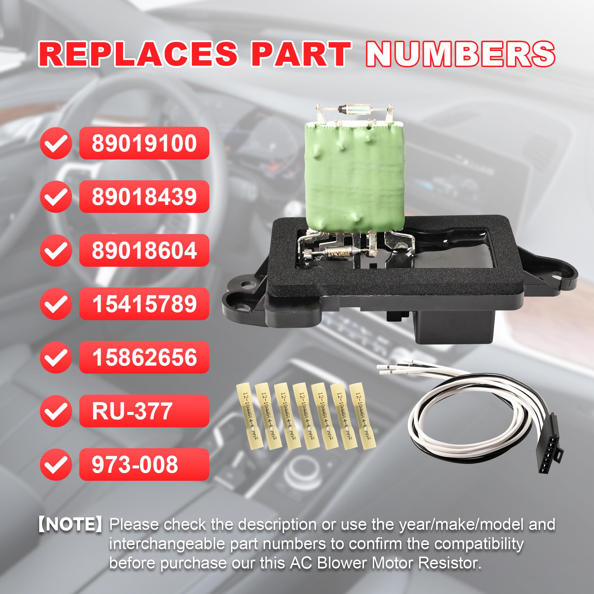 FAERSI retail packaging and label providing part number confirmation