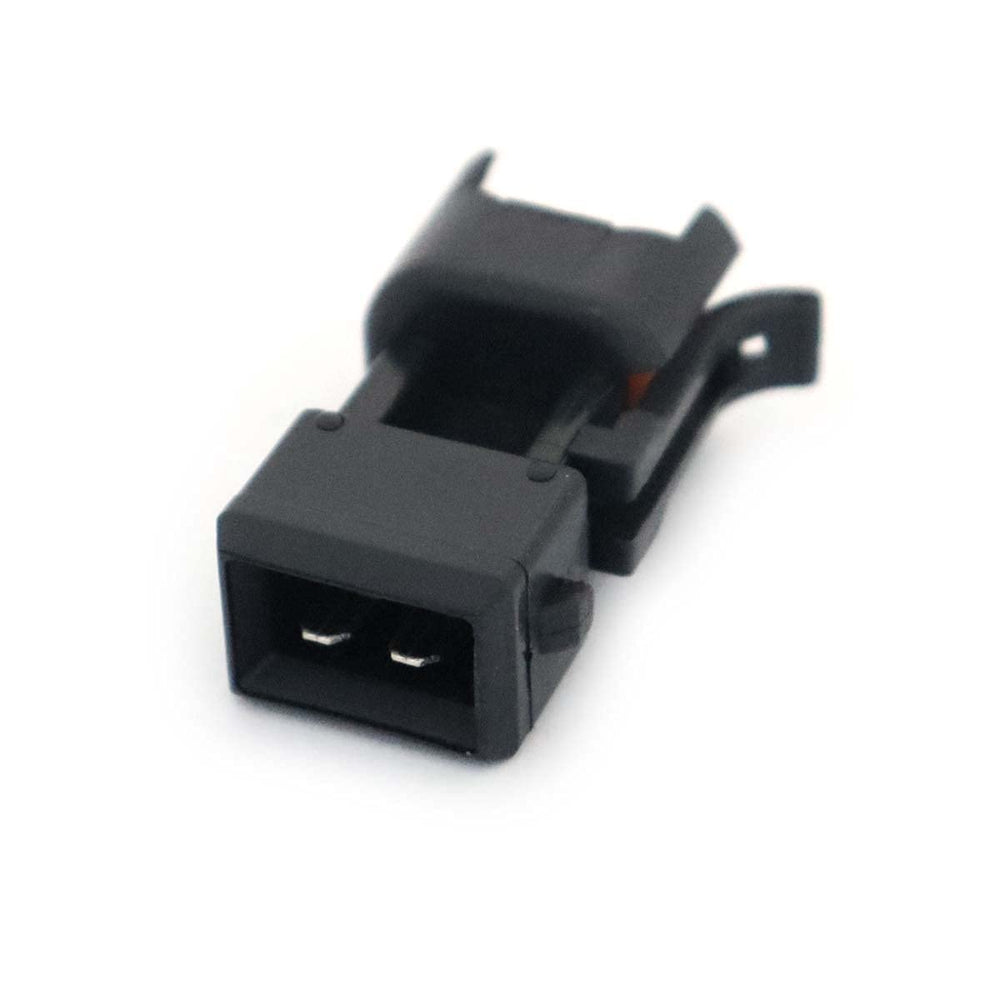 FainWan side profile of an EV1-to-USCAR adapter pair demonstrating plug alignment