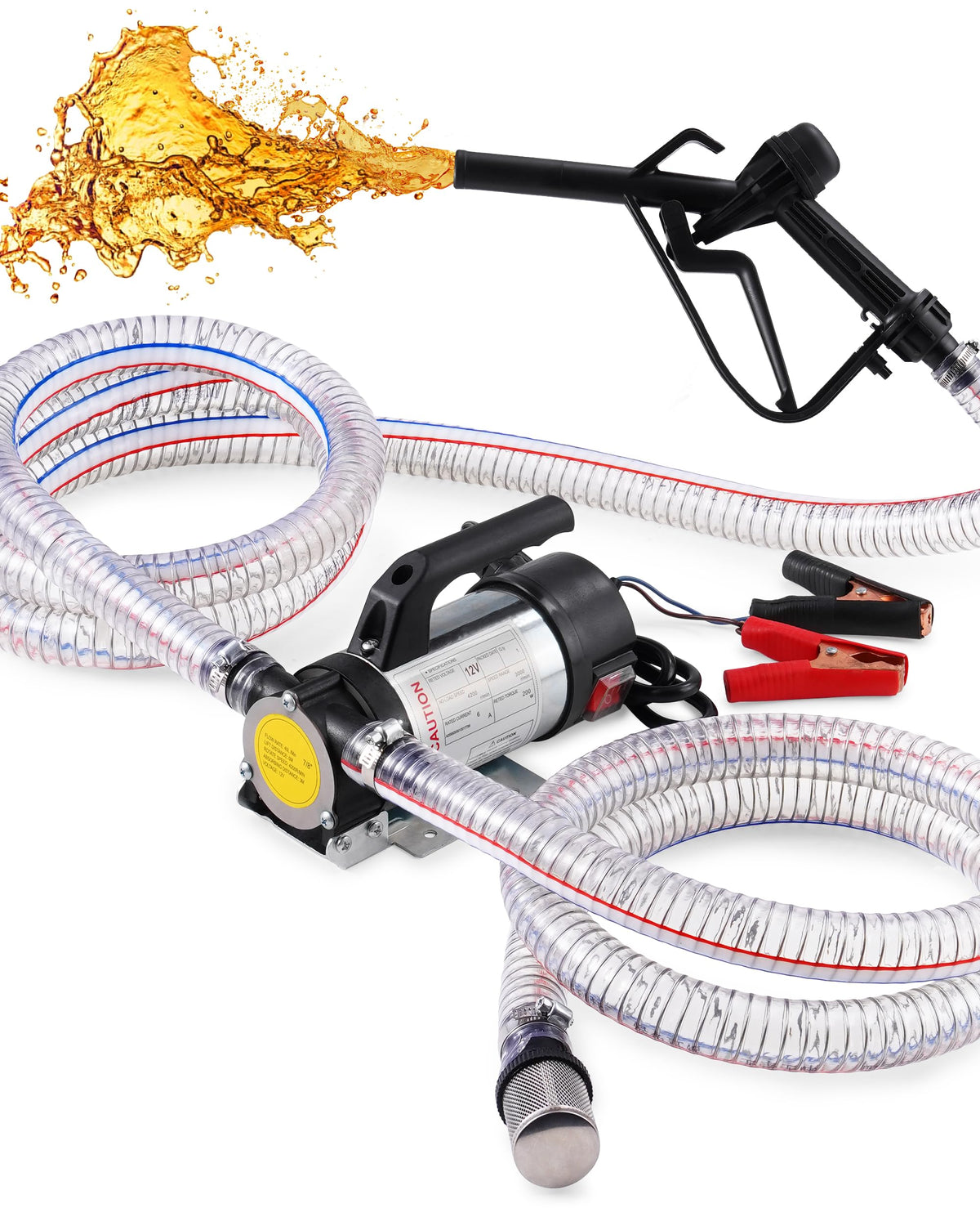 FAITIO front view pump mounted showing durable build and ready-to-use kit